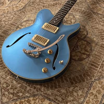 Eastman Romeo LA Semi-Hollow Celestine Blue w/ Hard Case & Free Pro Setup image 3