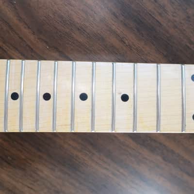 Banana Headstock Maple Guitar Neck Fits ESP & Kramer #1 Baretta Dinky 1984 Pacer Possibly Gibson Explorer Body Shapes As well + Many Models Floyd Rose image 2