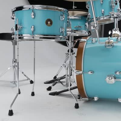 Tama LJK48S-AQB Club-Jam Shell Kit 4 pcs - Aqua Blue/Chrome HW image 8