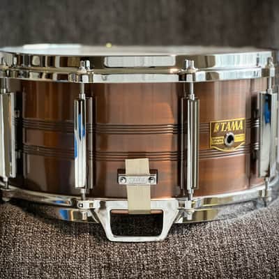 80's MIJ Tama Seamless copper snare 14"x6.5" image 6