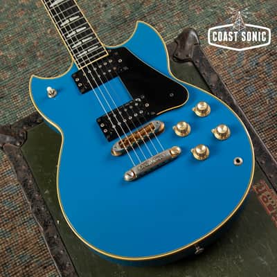 Rare! 1980 Yamaha SG2000 Limited Edition Masayoshi Takanaka Lagoon Blue Made in Japan neck trough image 6