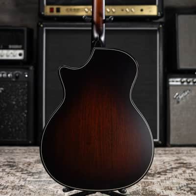 Taylor Next Generation Builders Edition 324ce Grand Auditorium Acoustic/Electric Guitar - Kona Burst with Hardshell Case image 7