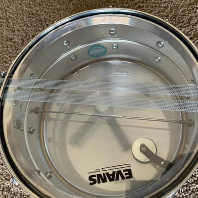 Ludwig No. 411 Super-Sensitive 6.5x14" 10-Lug Aluminum Snare Drum with Keystone Badge 1960 - 1963 - Chrome-Plated image 7