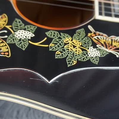 Yamaha L-8S Jumbo Acoustic Guitar MIJ Japan Vintage Sunburst w/ Original Hard Case image 8
