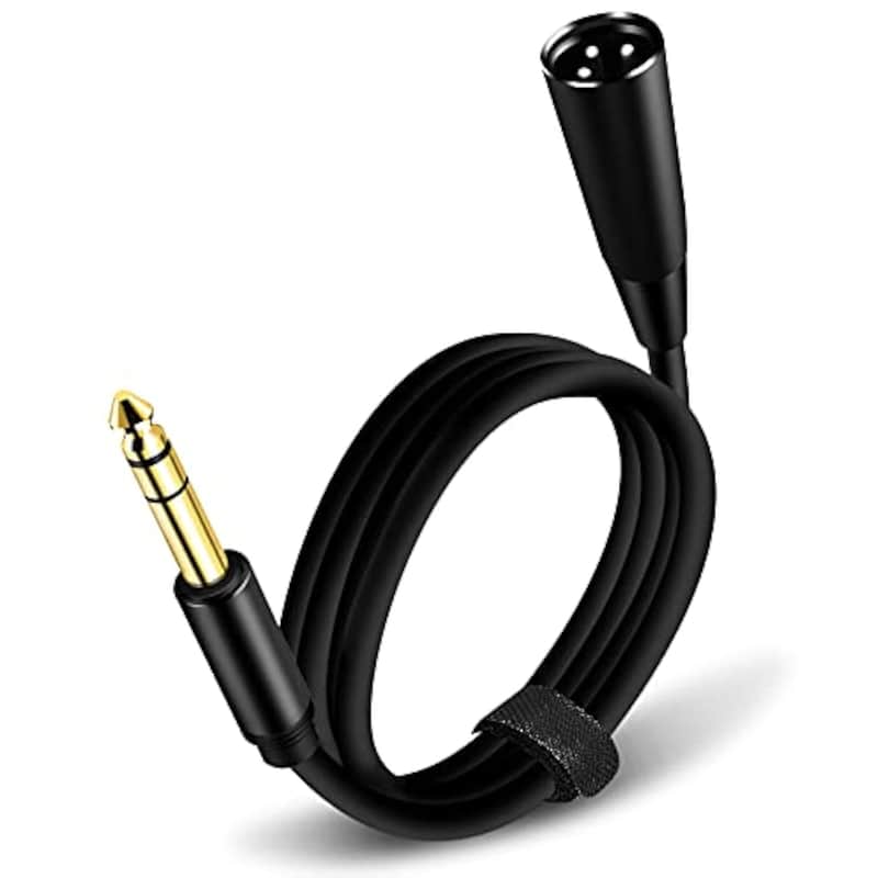 1/4 Inch Trs To Xlr Cable 10Ft, 6.35Mm Male To Xlr 3 Pin Male Balanced Cable,For Microphone, Audio Mixer, Speaker, Studio And More image 1