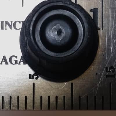 Crate(?) DOD(?) Amp or Pedal Knob - Black / Missing Color Cap image 3