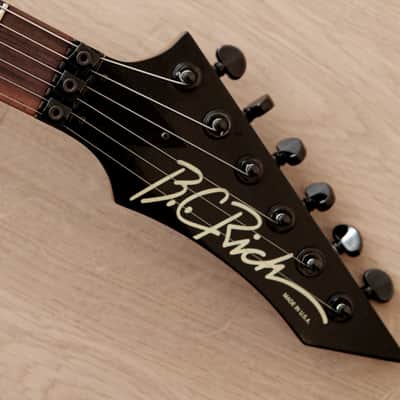 1980s BC Rich Warlock Vintage Electric Guitar Yellow, USA-Made w/ Dimarzio Super Distortions image 4