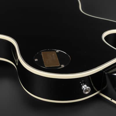 2012 Gibson Custom Shop Les Paul Custom with Chrome Hardware - Ebony | USA Black Beauty Open Coil 490R 498T Humbucker Pickups Long Neck Tenon | CoA OHSC image 16