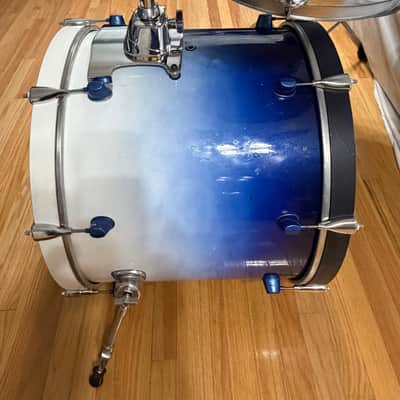 Mapex Pro M Blue & White Fade Drum Set image 8