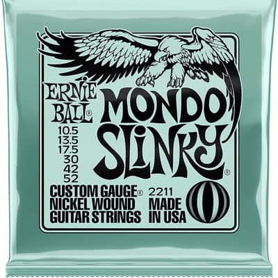Ernie Ball 2211 Nickel Wound Mondo Slinky Guitar Strings (10.5-52) image 1