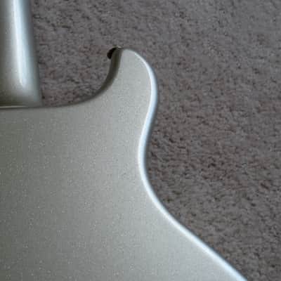 Hamer Vanguard 1999 Artist Mahogany P90 Silver Metallic image 6