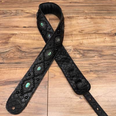 Carlino Orianthi model abalone black scale leather 2025 - Black image 3