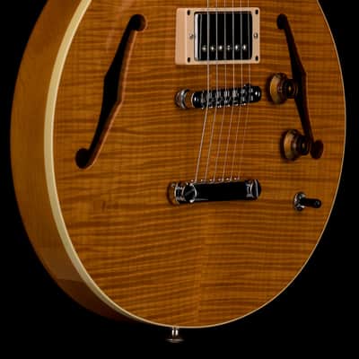 Hamer Custom Shop Newport Pro (2003) - Amber #52665 with Original Hard Case image 6