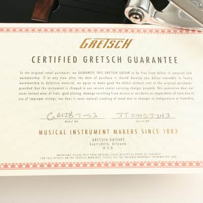 Gretsch G6128T-53 Vintage Select ’53 Duo Jet with Bigsby TV Jones Black JT25103343 image 13