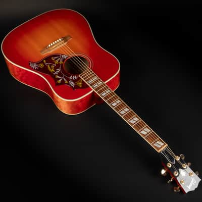 2014 Gibson Limited Edition Hummingbird Quilt - Heritage Cherry Sunburst | USA Bozeman Custom Dreadnought Acoustic Guitar L.R. Baggs Pickup | OHSC image 7