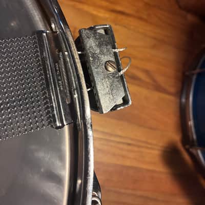 Ludwig 14x10 Stainless Steel Marching Snare Drum 1970s - Steel image 7