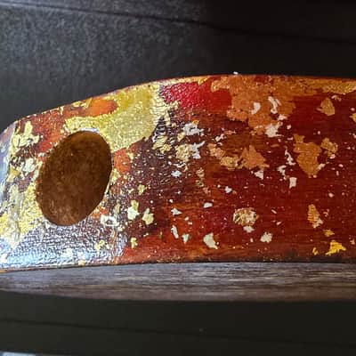 Telecaster Massa Guitar body – Gold Leaf-Abstract Impression image 10