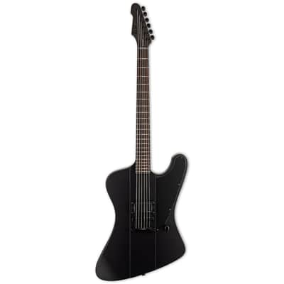 ESP LTD Phoenix Black Metal Guitar w/ a Fishman Fluence Pickup - Black Satin image 2