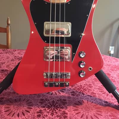 Cataldo JAEbird bass Fenderbird 2015 - fiesta red image 8