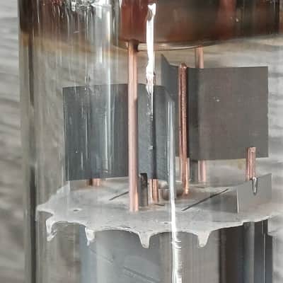 Exceptional ANOS MULLARD el34 XF2 matched quad Blackburn WELDED PLATE 6CA7 THE HOLY GRAIL for Hiwatt Orange Marshall image 9