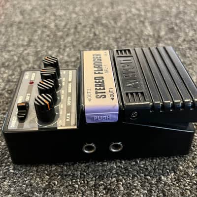 Arion SFL-1 Stereo Flanger Guitar Effects Pedal 1980s - Black made in Japan image 2