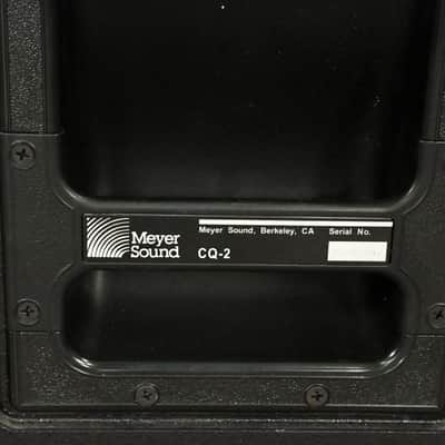 Meyer Sound CQ-2 Narrow Coverage Main Loudspeaker (PAIR) CG014Q9 *ASK FOR SHIPPING* image 8
