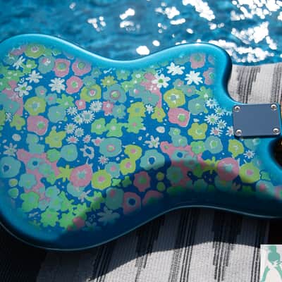 Fender Japan Limited Edition Blue Flower Paisley Jazzmaster - NOS/Collector Owned - Pro Set Up w Perfect Frets/Action/Intonation! image 17