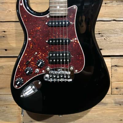 G&L Fullerton Deluxe Legacy HSS Left-Handed with Rosewood Fretboard - Black image 2