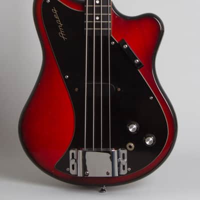 Ampeg  SSB-1 Owned by Jeff Tweedy of Wilco Electric Bass Guitar (1967), ser. #0214, black tolex hard shell case. image 3