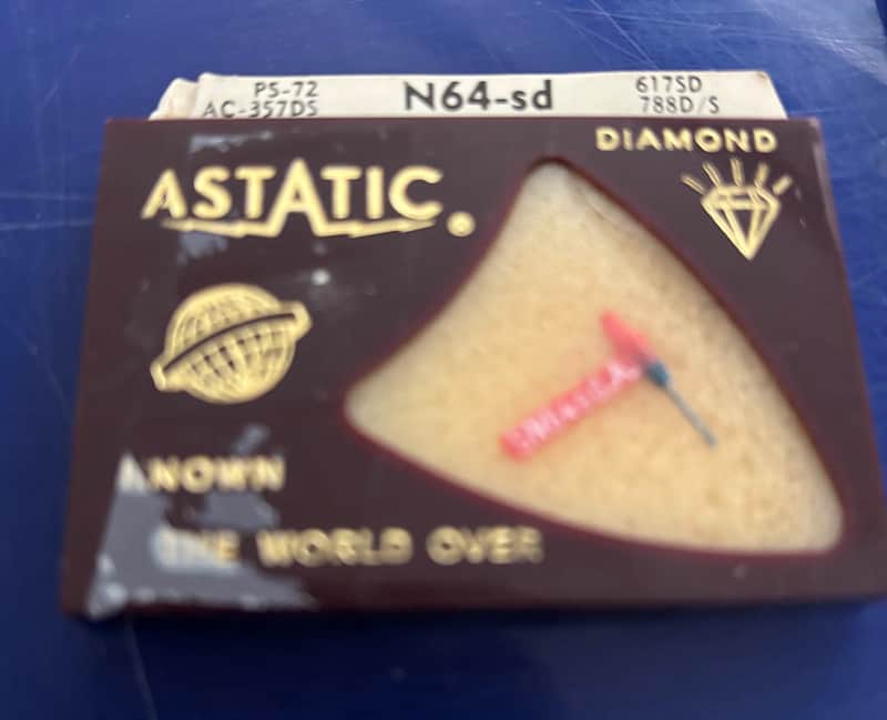 Astatic N64-sd PS-72 AC-357DS 617SD Stylus/Needle for Turntable Cartridges image 1