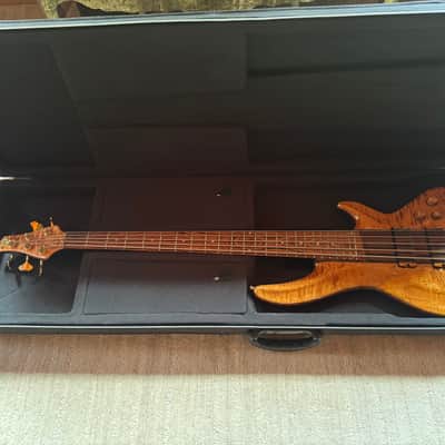 Vadim Custom Deluxe 5 String mid - 90s - Flame Maple image 11