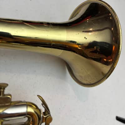 King / H.N. White Cleveland Superior Cornet— Early 1960s — Very Good, Case & Brushes image 11