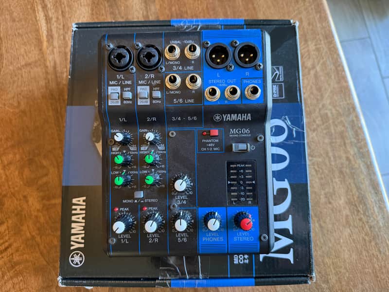 Yamaha MG06X 6 Channel Analog Mixer