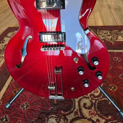 2021 Epiphone Riviera Electric Guitar with Hard Shell Case (USED) image 2