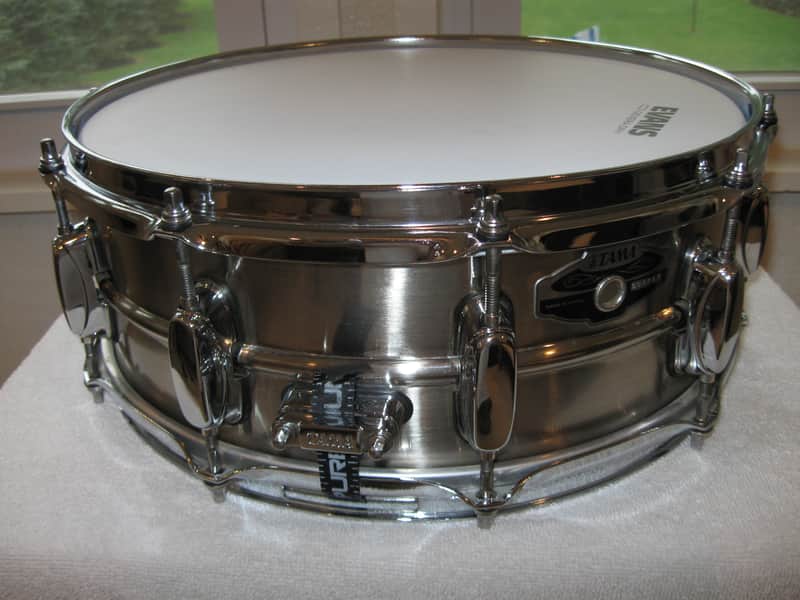 Tama PBS 255 Nickel-Over-Brass 14x5.5 Snare 2003 Nickel-Over-Brass