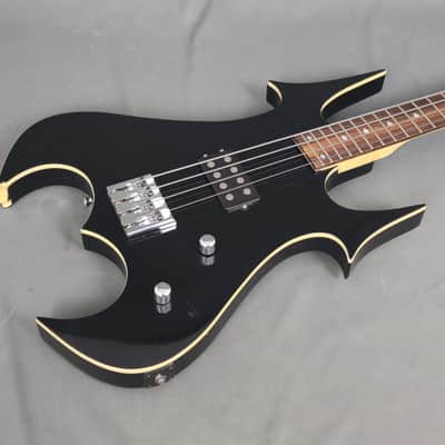 B.C. Rich Zombie Revenge RZBO Onyx Black Bass Guitar image 4