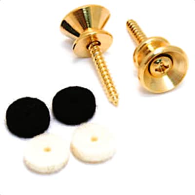 Fender Original Pure Vintage Gold Strap Buttons (2)