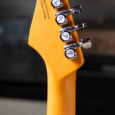 Fender American Ultra II Stratocaster HSS Electric Guitar - Solar Flare with Hardshell Case image 6