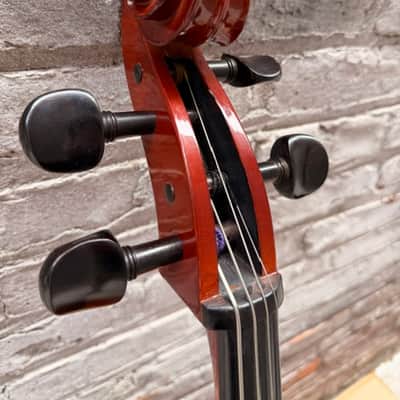 Artisan Strings Model 60 2007 S#5423 3/4 Cello Repairable Hairline Crack image 3