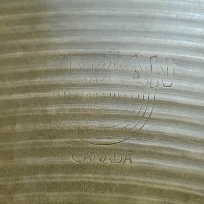 *Sabian 16" AA Crash/Ride Cymbal 1692g Heavy B20 Bronze Canada Vintage 80s image 2
