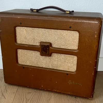 1948 Gibson BR-6 2-Input 10-Watt , 10" Guitar Combo Amp Original Rola Speaker, Completely Serviced, With Manual ! image 15