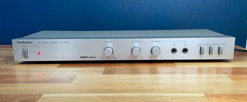 Technics SH-3025 BBD Echo Mic Mixer - Bucket Brigade Device Reverb / Echo Effects image 1
