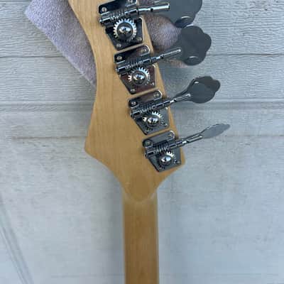 Glarry GP Electric Bass 2021 - Natural wood lacquer image 6