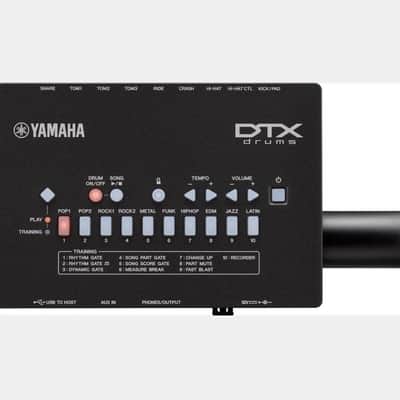 Yamaha DTX-402K Electronic Drum Set 2018 - Present - Black image 2