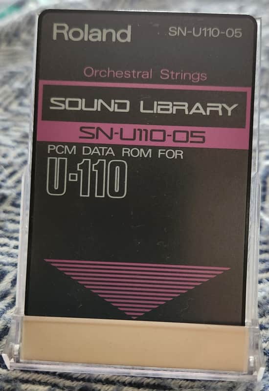 Roland SN-UII0-05 Sound Library Card 1990s Japan image 1