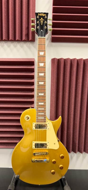 Vintage V100MGT Reissued Series Single Cut 2022 - Present - Gold Top image 1