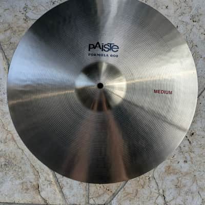 Vintage pre serial Paiste Formula 602 18" Medium Crash - relabelled by Paiste image 2