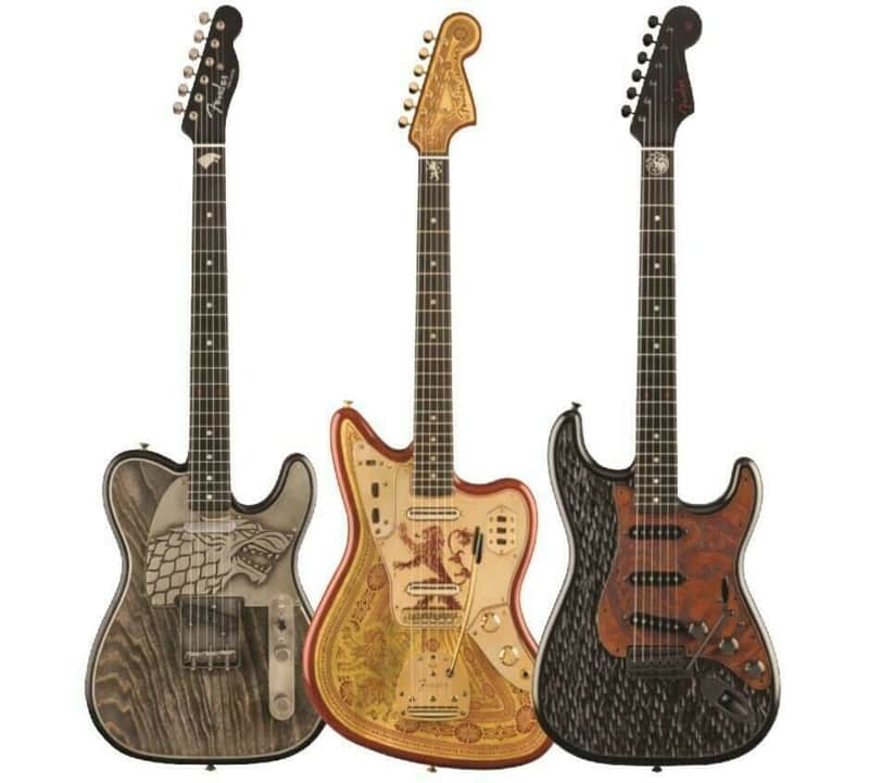 Fender Custom Game Of Thrones 3 Guitar Complete Set In Stock image 1