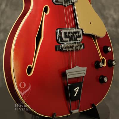 1966 Fender Coronado II Candy Apple Red with CHECKERBOARD BINDING!!! image 11