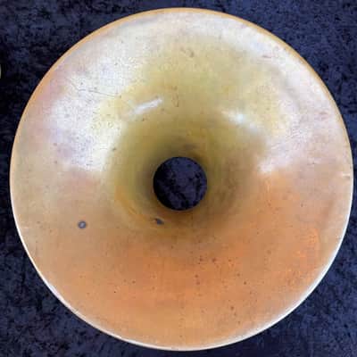 Paxman 40L Bb/High F Descant Horn - Gold Brass - Detachable Bell - Unlacquered Finish - Serial #: 118413L (*AS-IS*) image 9